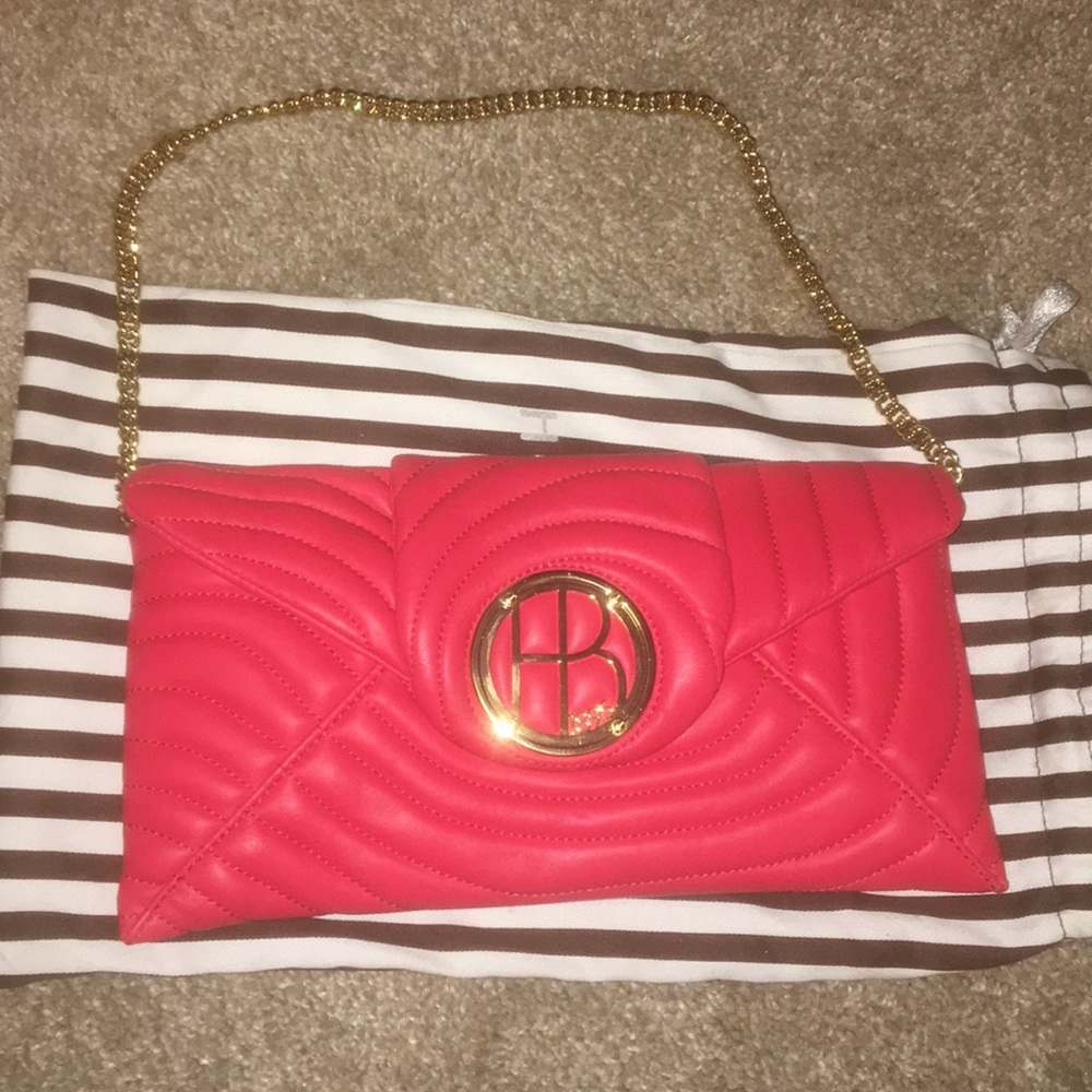 NEW Henri bendel envelope clutch